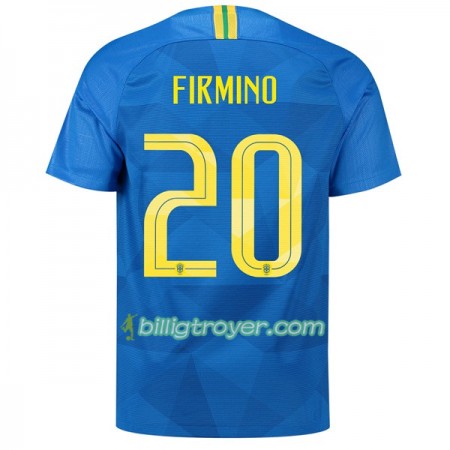 Billige Fotballdrakter Brasil Firmino 20 VM 2018 Bortedraktsett